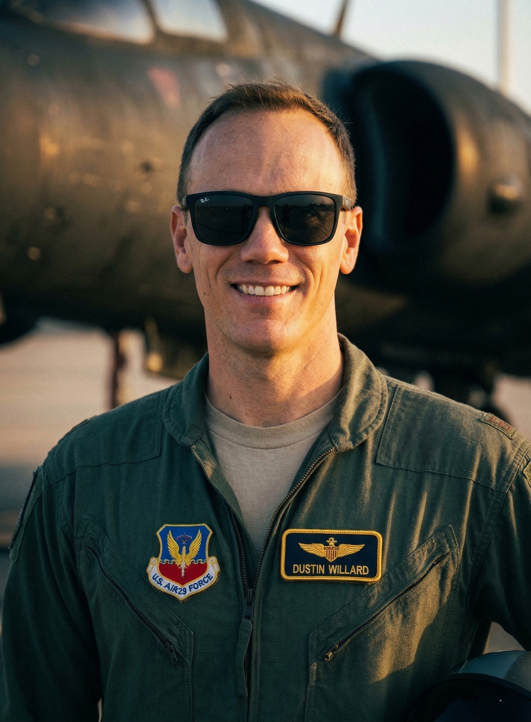 Lt. Col. Dustin 'Mako' Willard — cinematic portrait